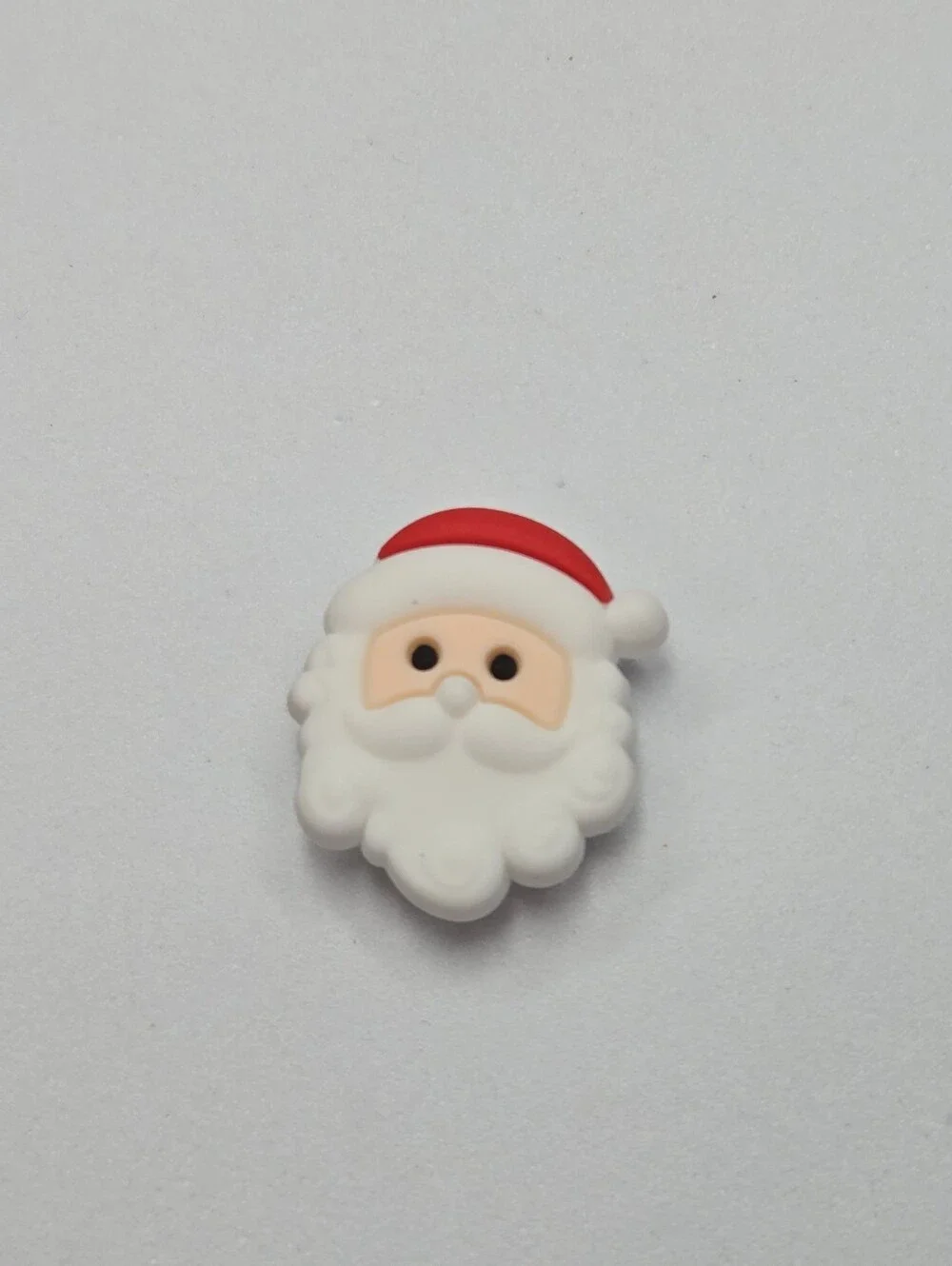 Santa Face Croc Shoe Charm Christmas Claus Holiday Novelty Xmas Jibbitz Style